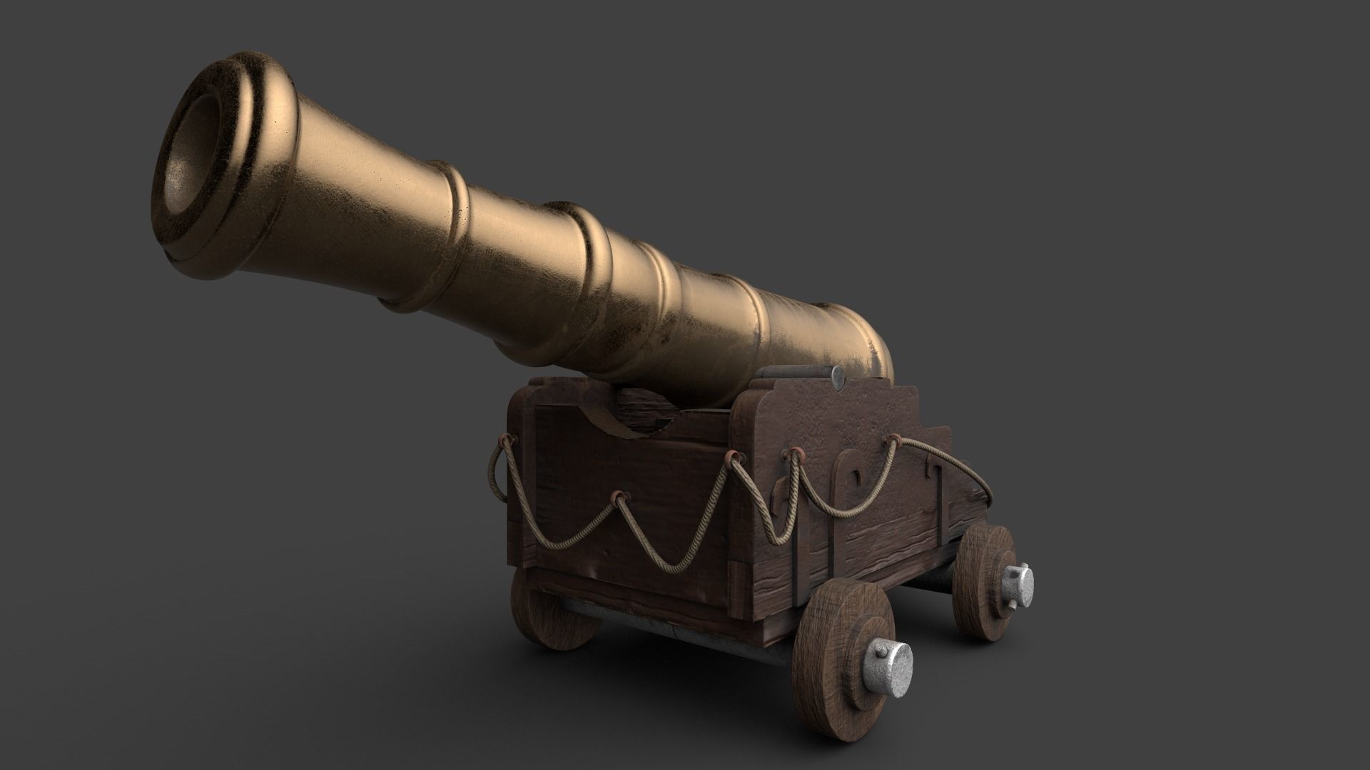 Long Range Canon V2 3D model_3