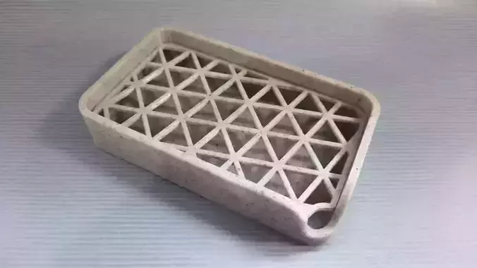Soap Holder Dish Triangles - 2 Models 3D print model