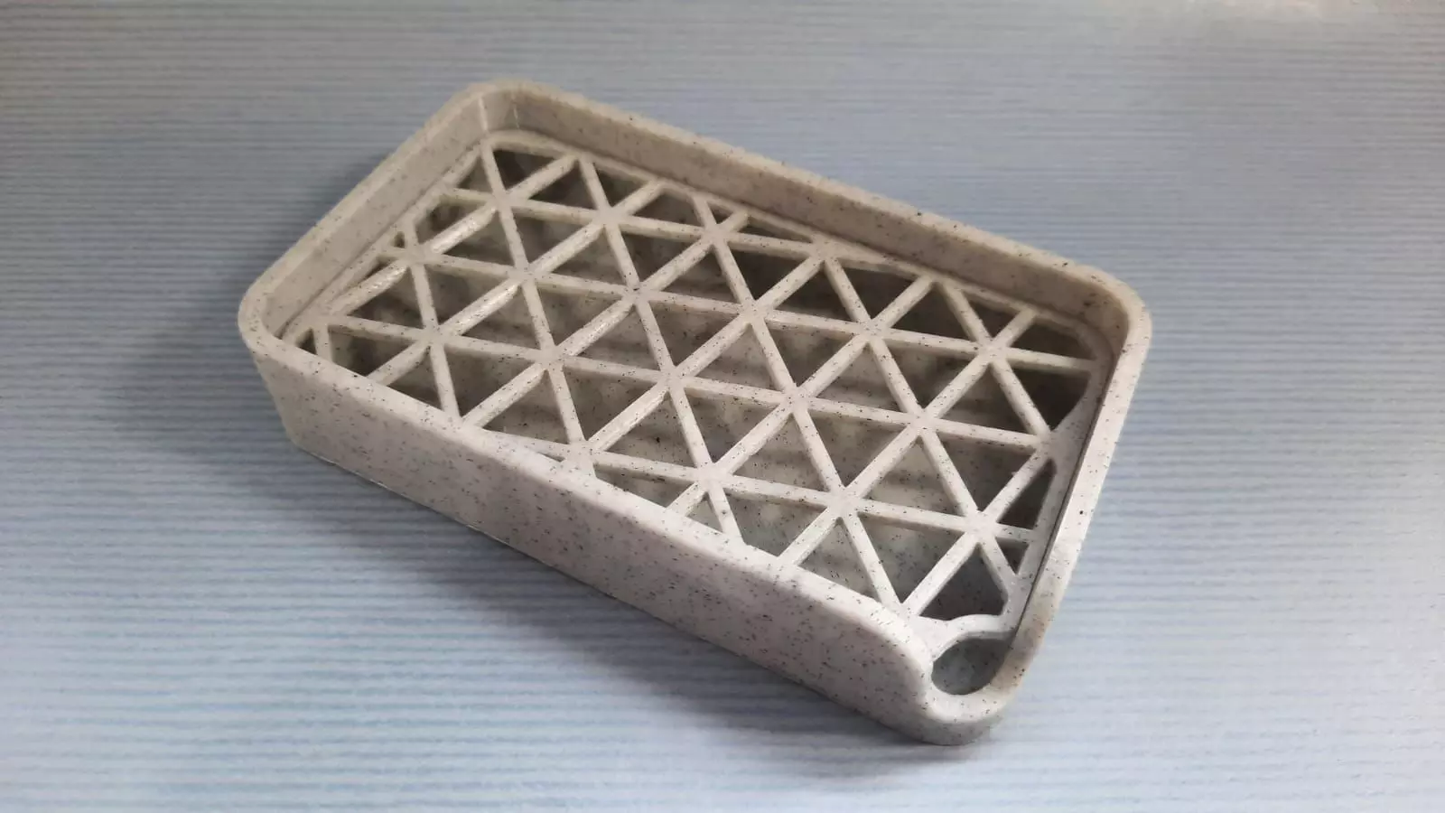 Soap Holder Dish Triangles - 2 Models 3D print model_0