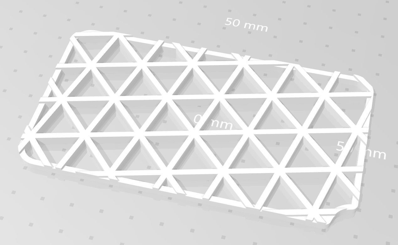 Soap Holder Dish Triangles - 2 Models 3D print model_3