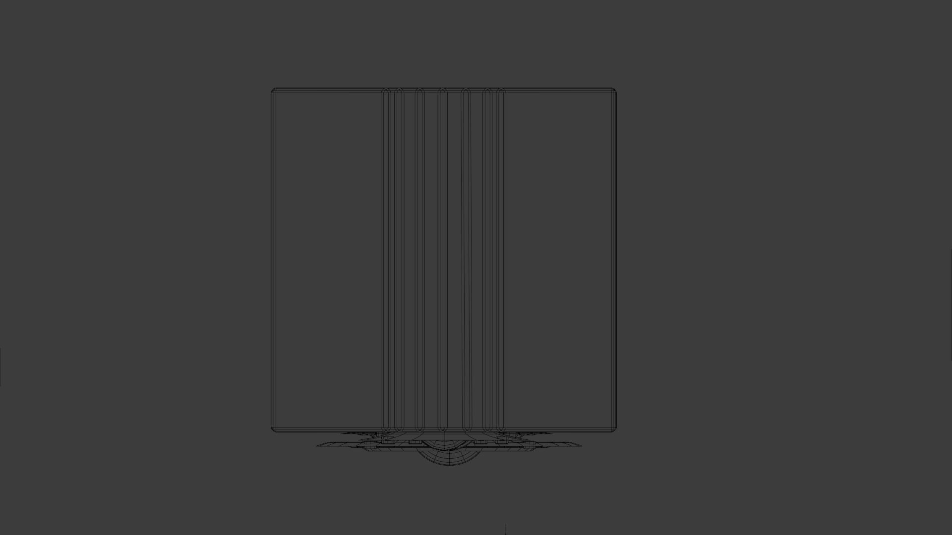 Floor Speaker Low-poly 3D model_8