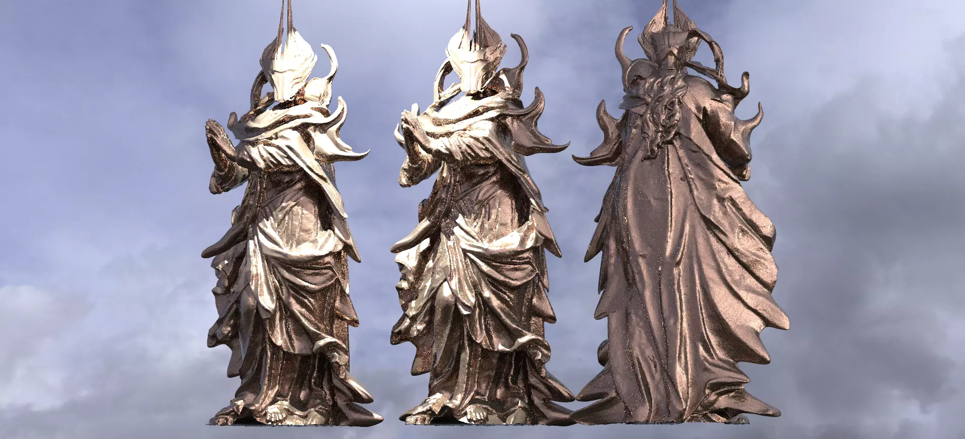 Hades Statue 2  3D model_0