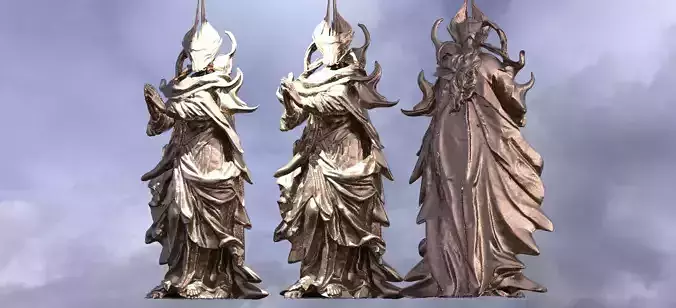 Hades Statue 2  3D model