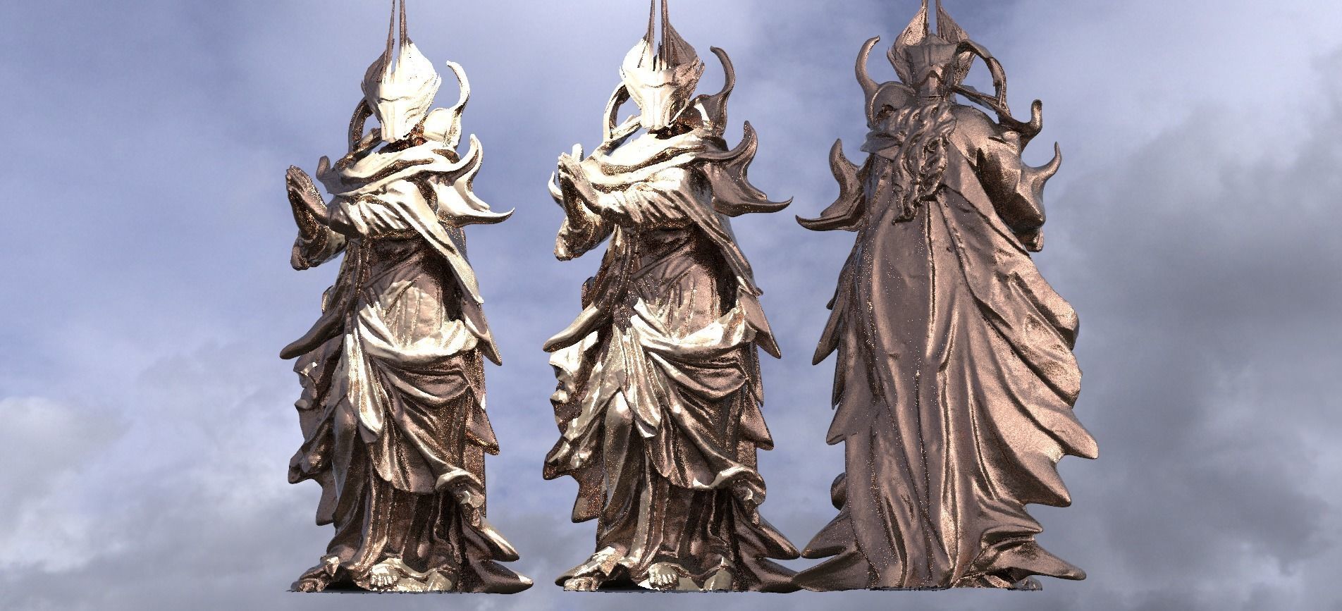 Hades Statue 2  3D model_1