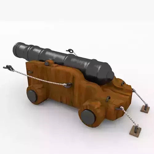 vessel cannon 3D model