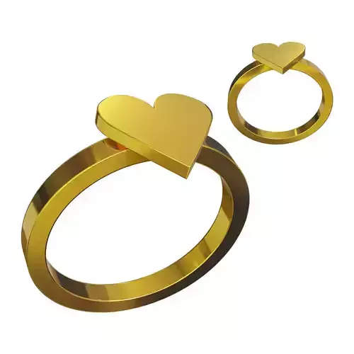 Simple Ring Heart Type 1