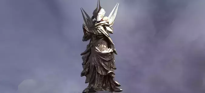 Hades Statue 4  3D model