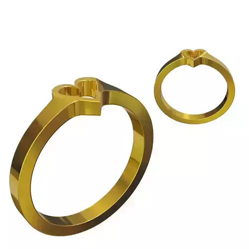 Simple Ring Heart Type 3