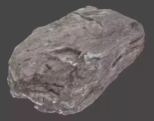 California Sandy River Rock - 8K Textures - 6 Mesh Resolutions 