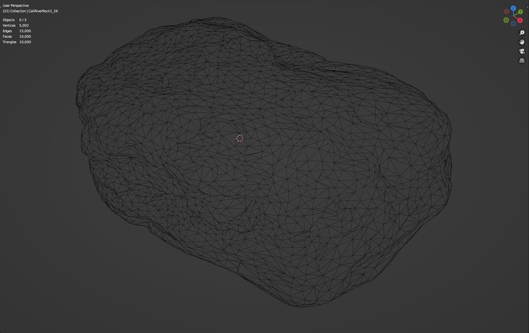 3D model California Sandy River Rock - 8K Textures - 6 Mesh Resolutions ...
