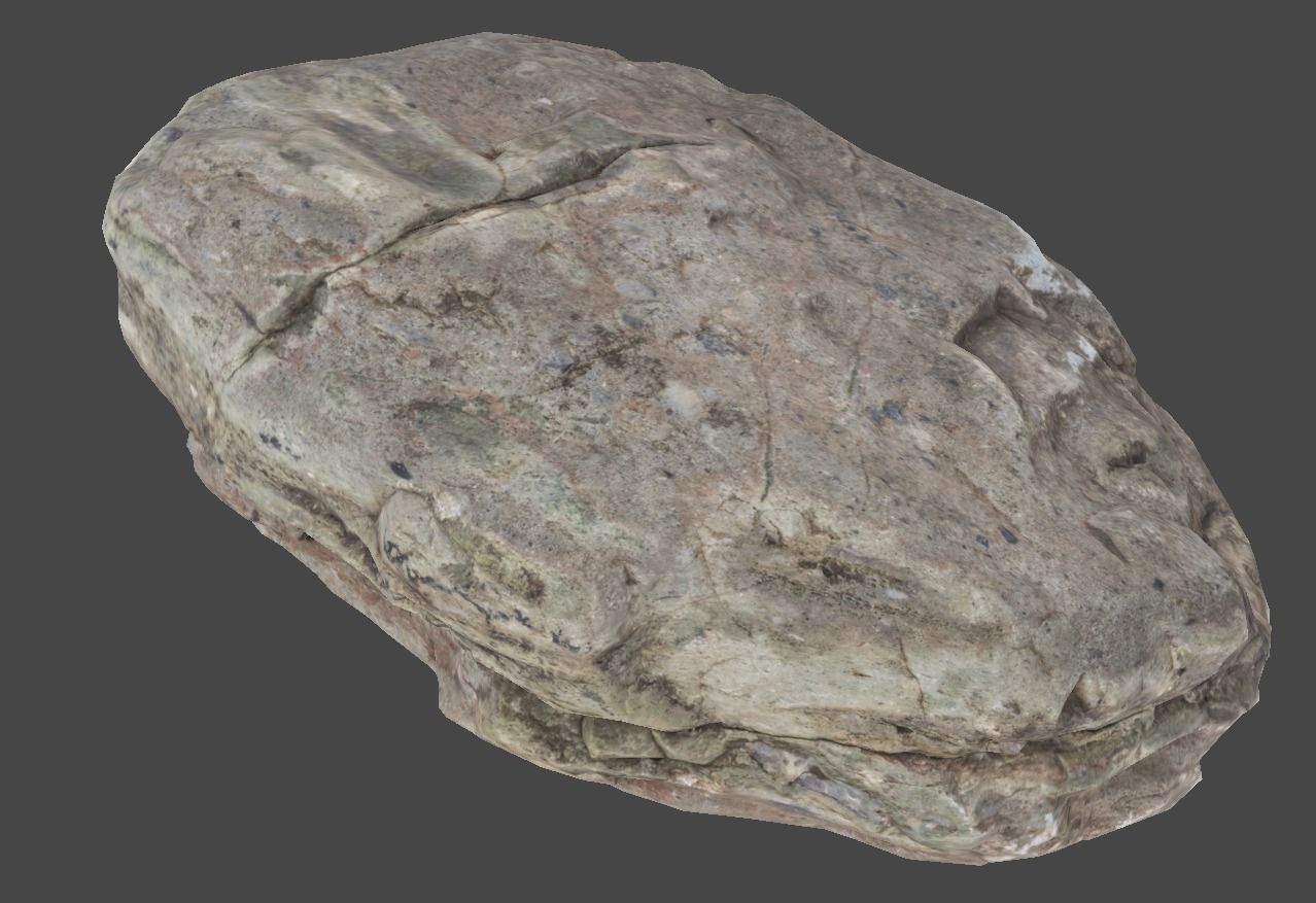 3D model California Sandy River Rock - 8K Textures - 6 Mesh Resolutions ...