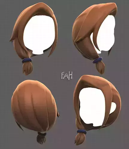 Base Hair for girl V22