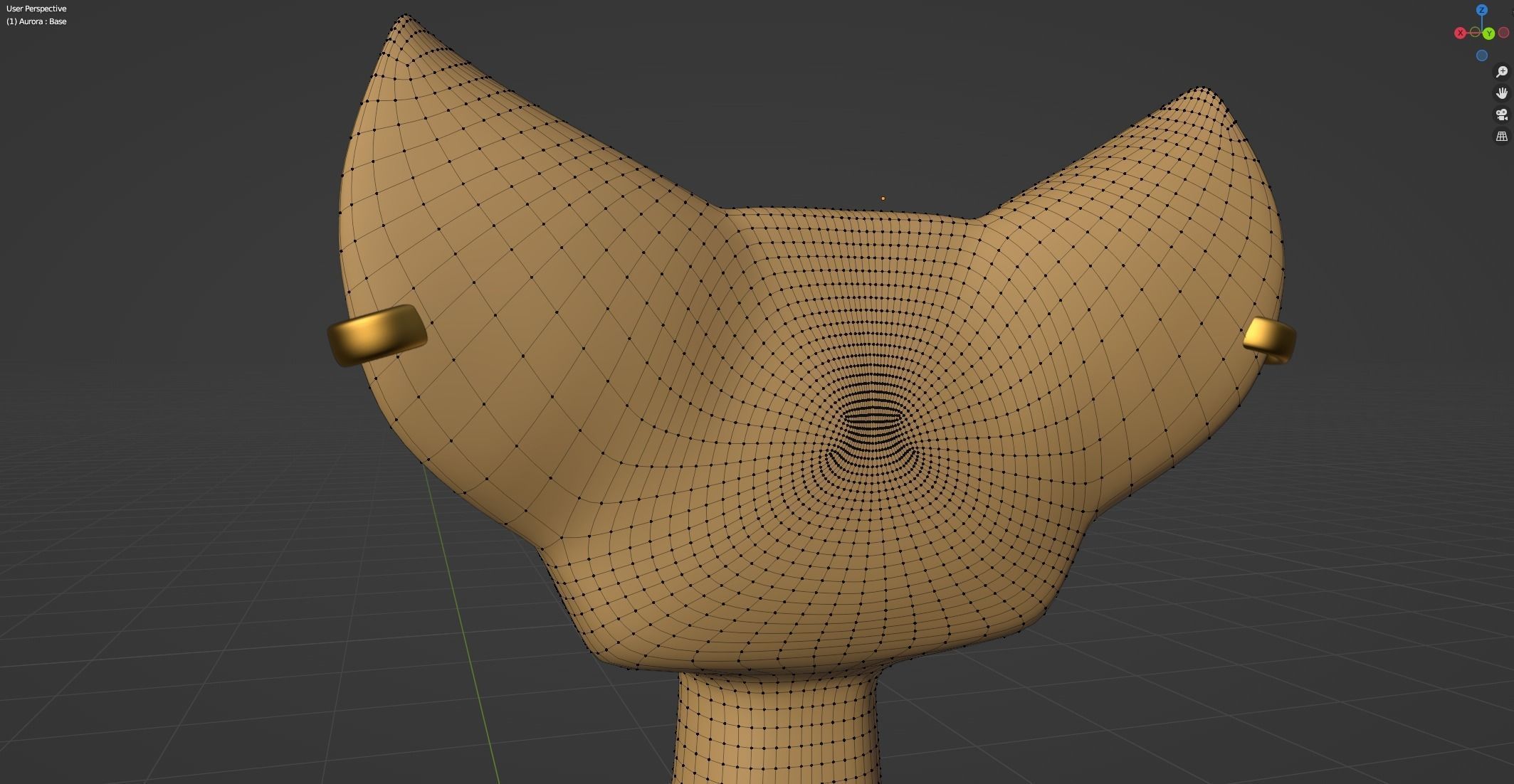 Aurora Anthro Cat 3D model_56