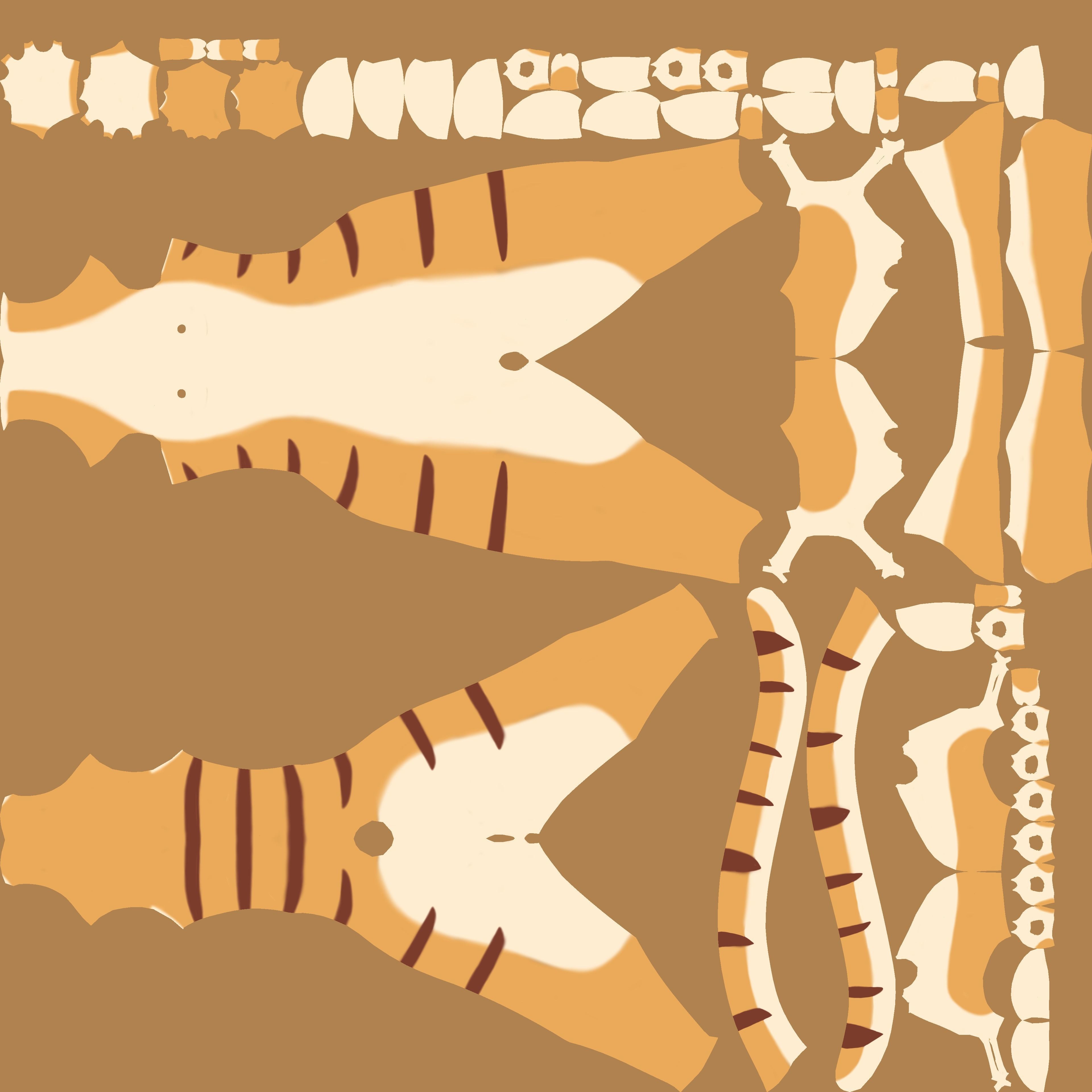 Aurora Anthro Cat 3D model_102