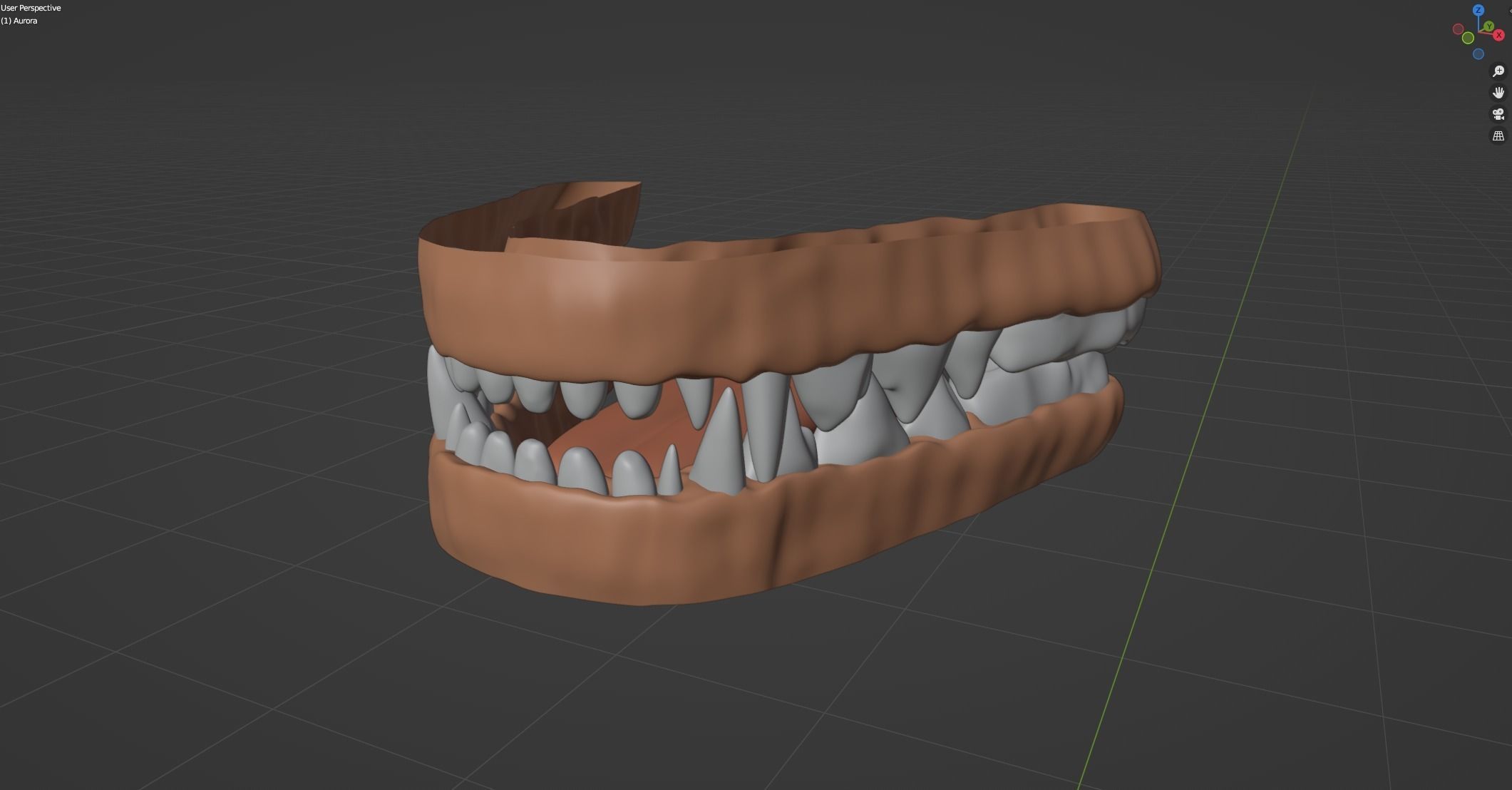 Aurora Anthro Cat 3D model_80