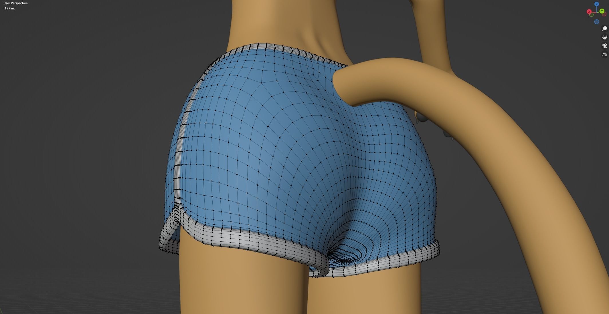 Aurora Anthro Cat 3D model_73