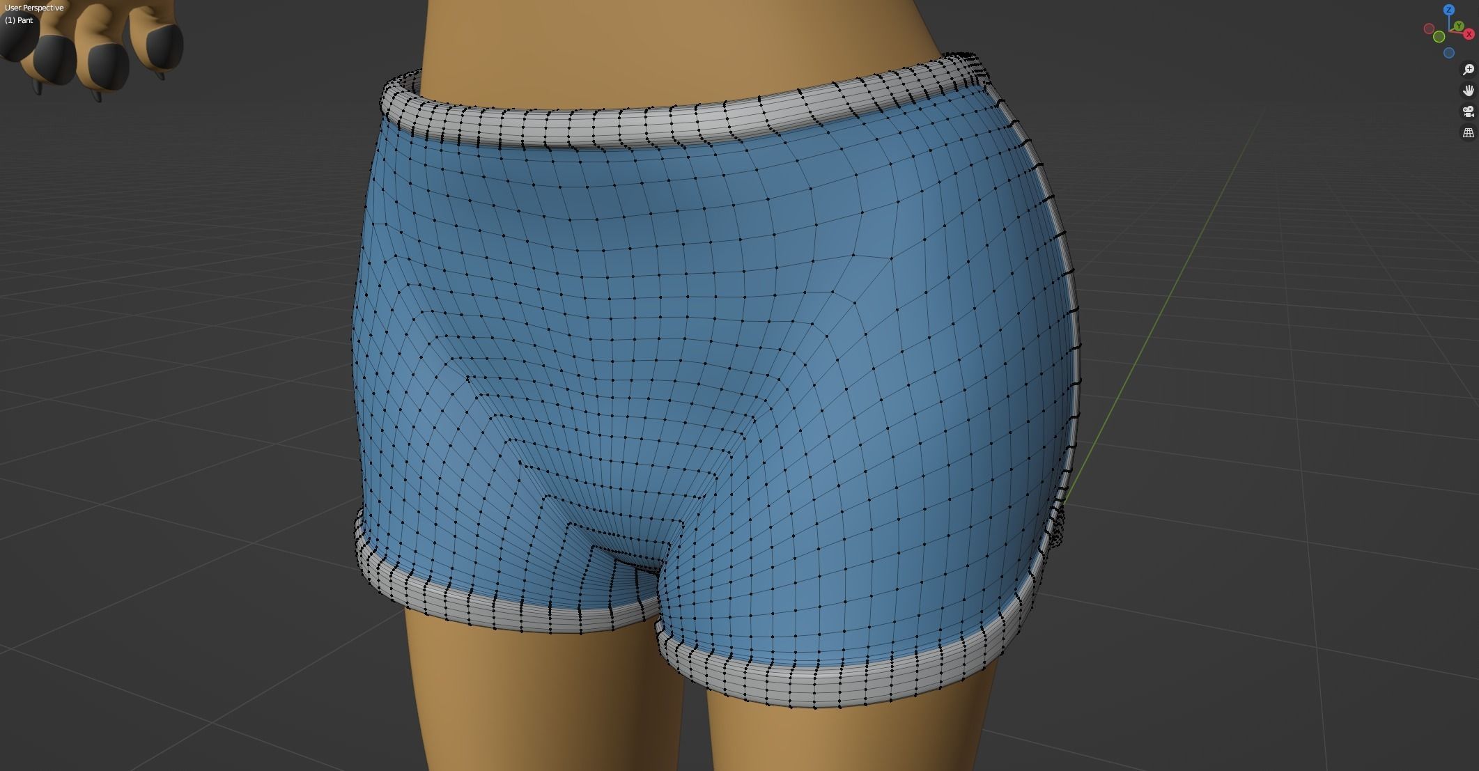 Aurora Anthro Cat 3D model_72