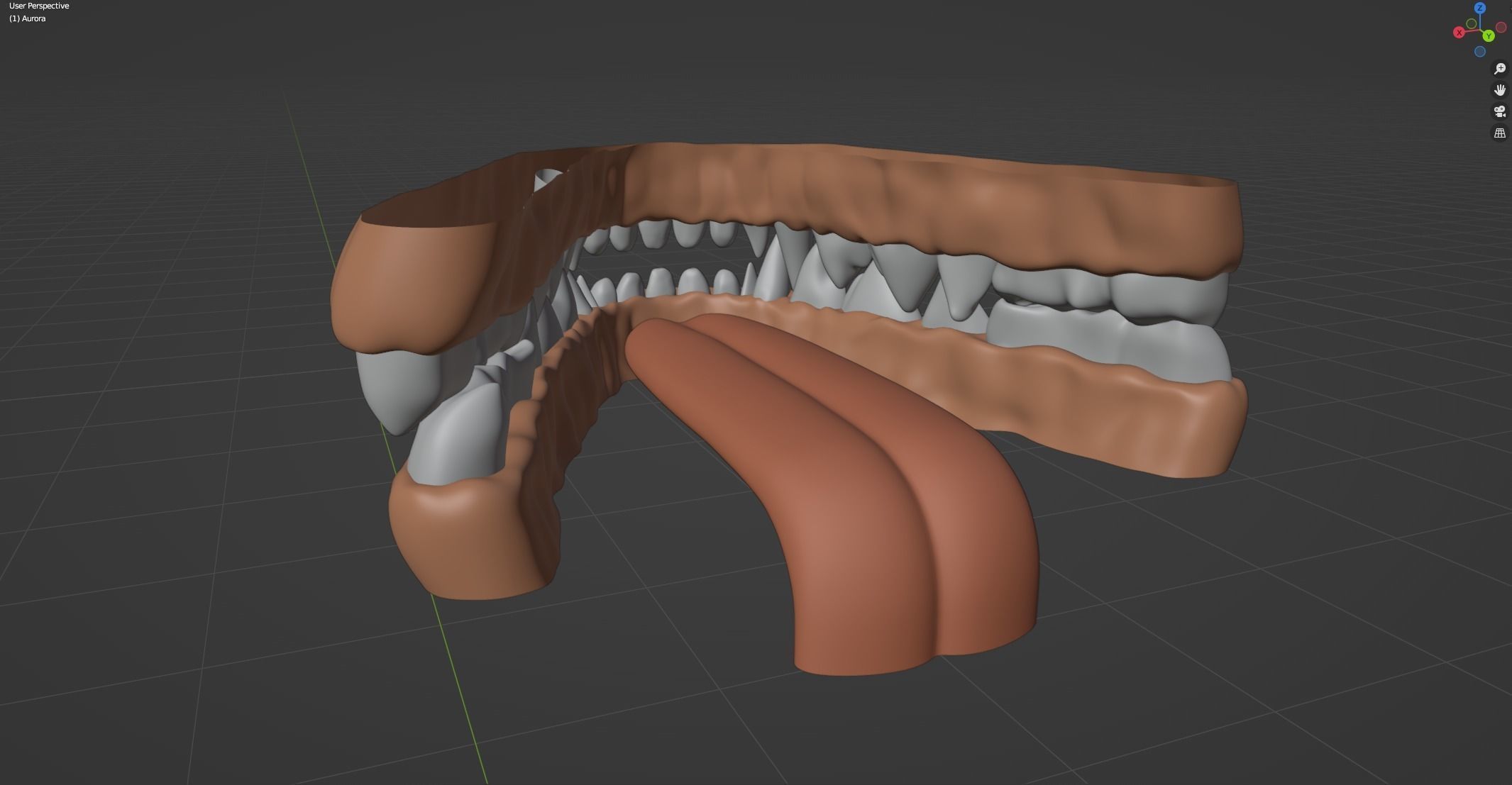 Aurora Anthro Cat 3D model_81