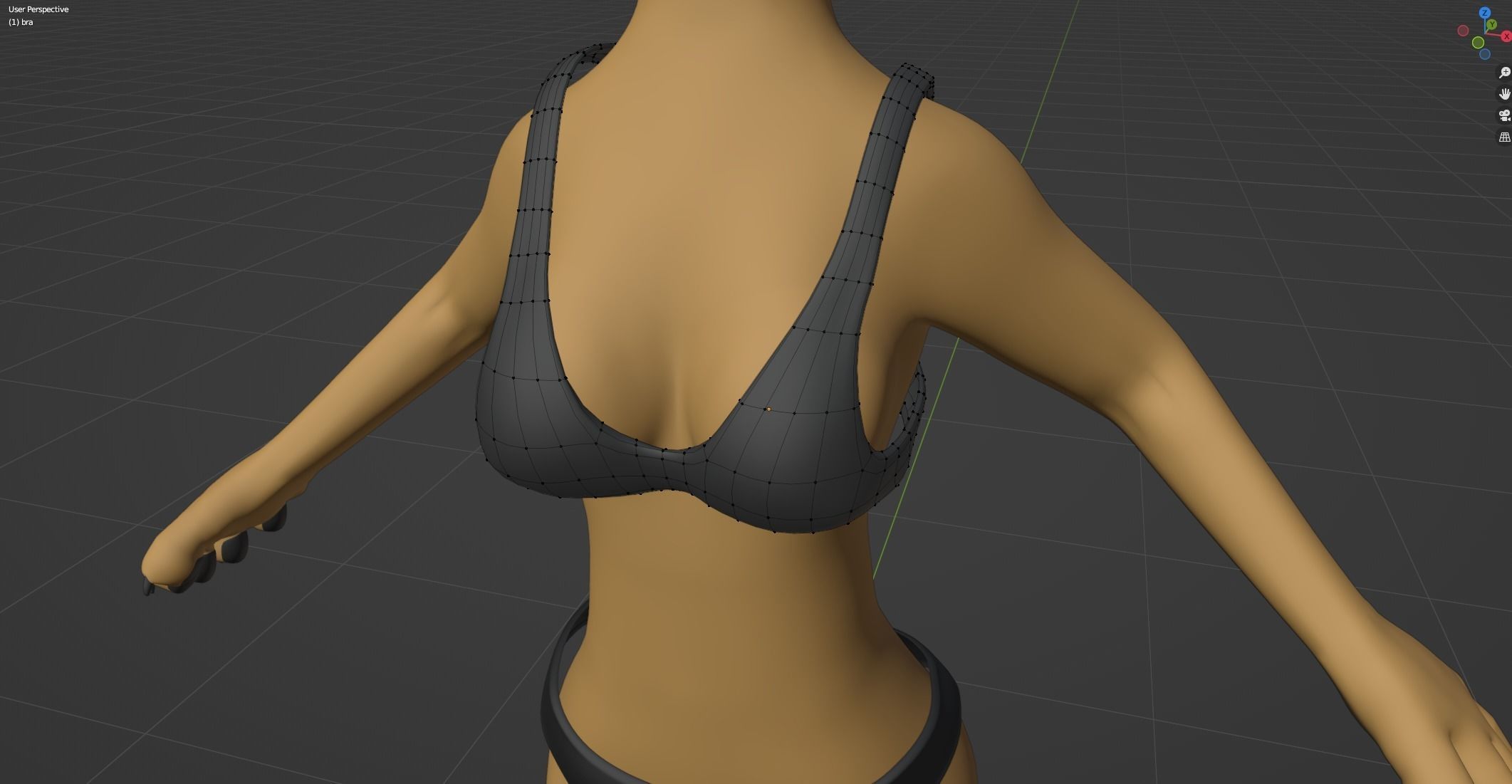 Aurora Anthro Cat 3D model_70