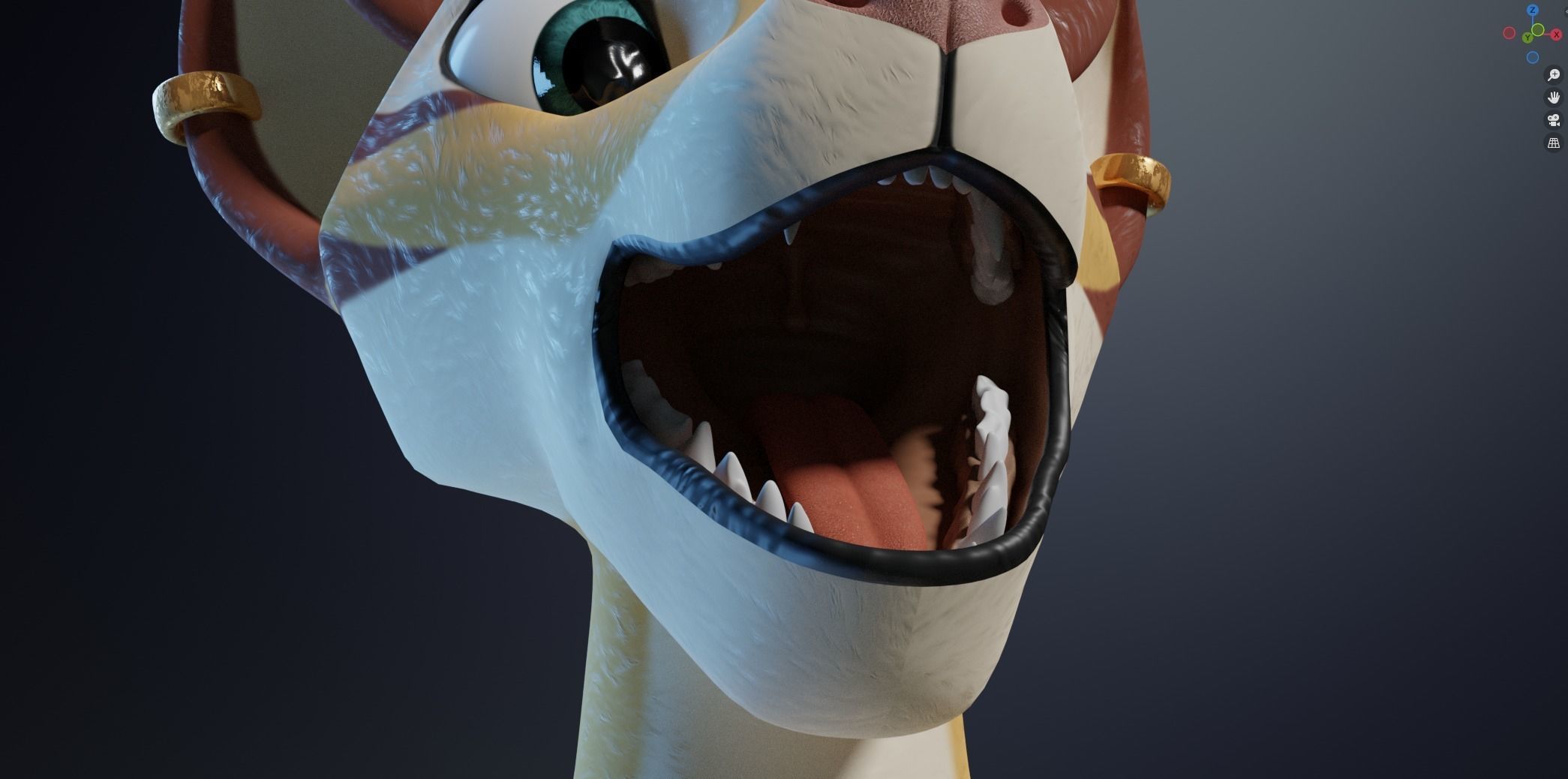 Aurora Anthro Cat 3D model_88