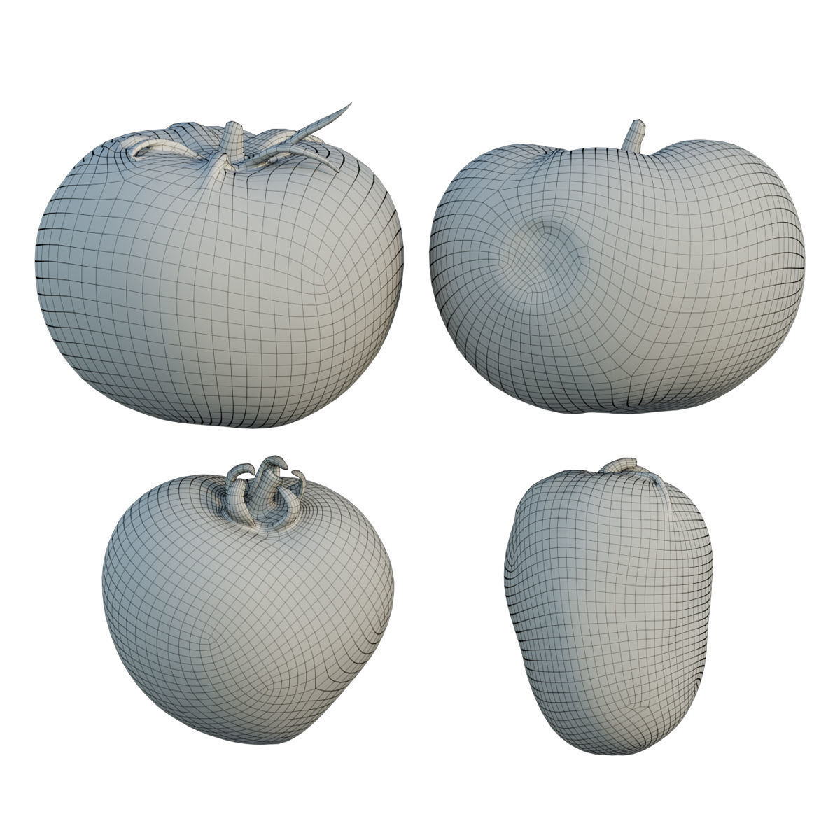 Tomato 01 3D model_5