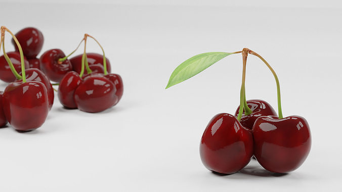fruit bundle game asset - sliced Low-poly 3D model 2