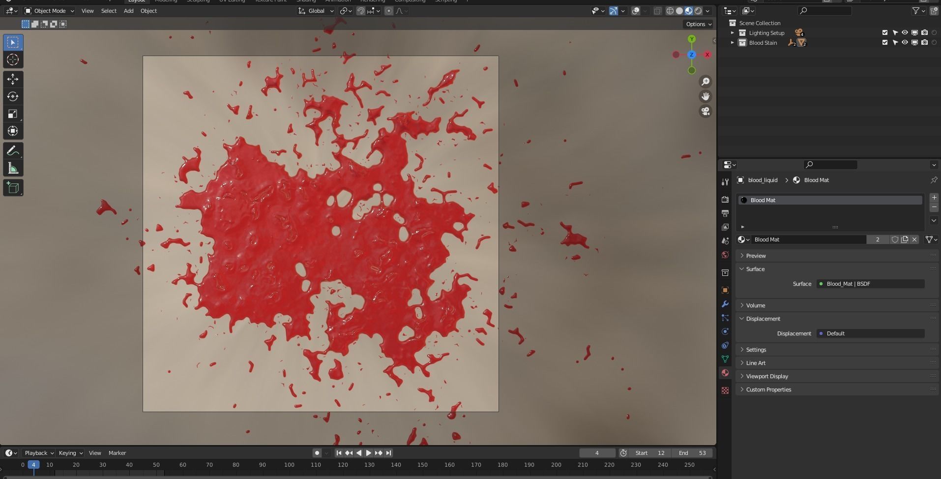 Blood Stain 12 3D model_4