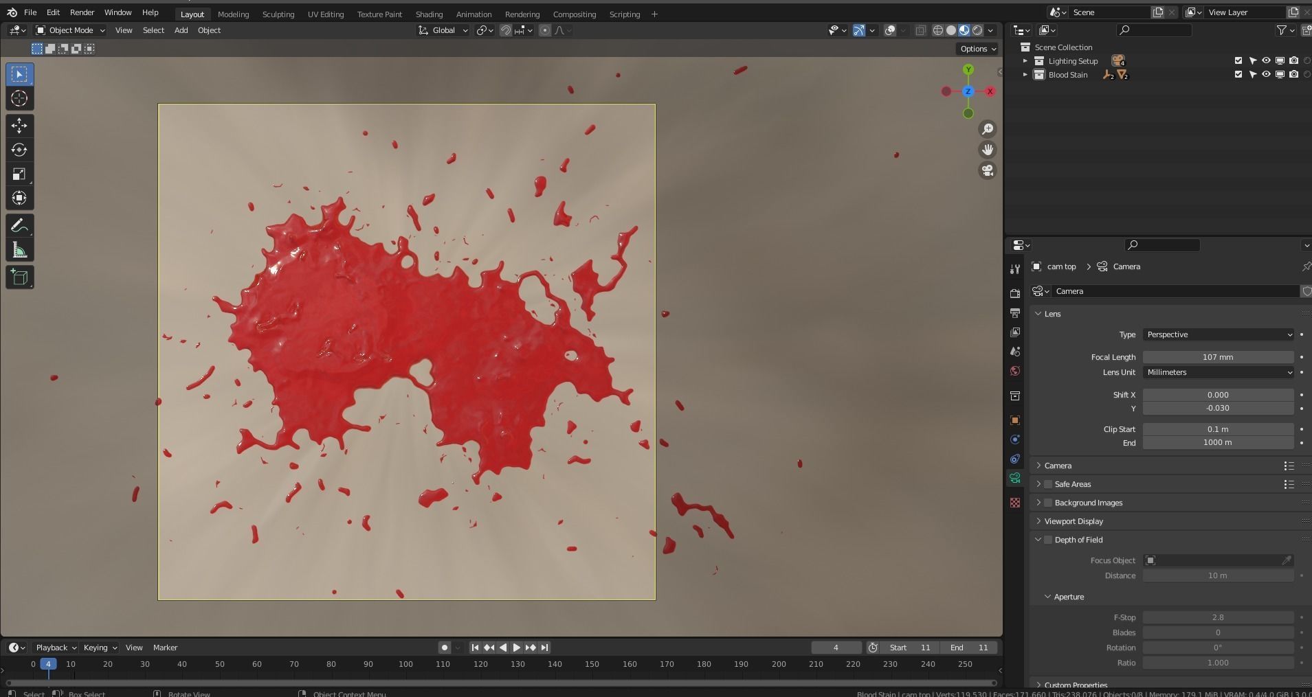 Blood Stain 11 3D model_4