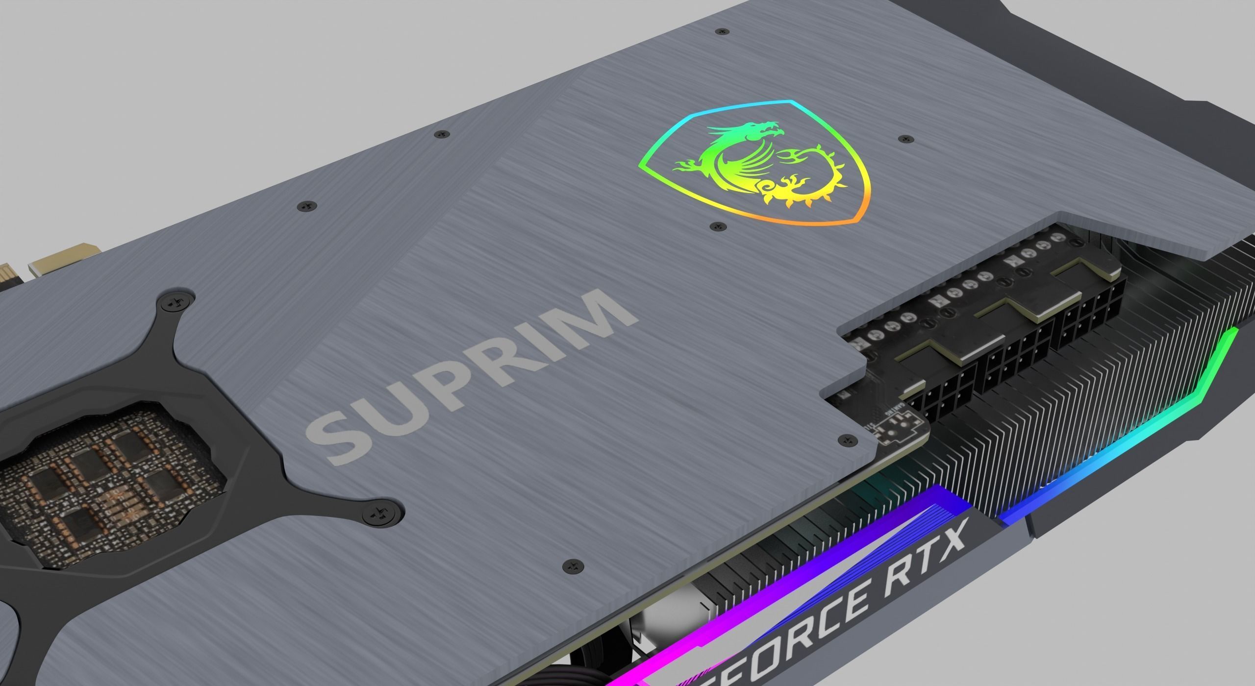 MSI GeForce RTX 3090 SUPRIM X 24G 3D model_2