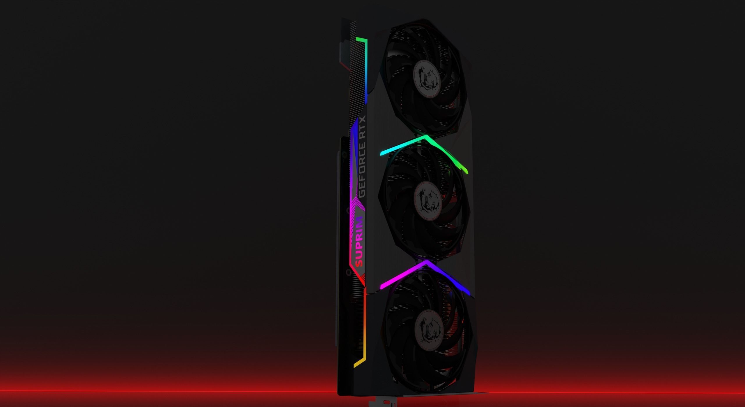 MSI GeForce RTX 3090 SUPRIM X 24G 3D model_4