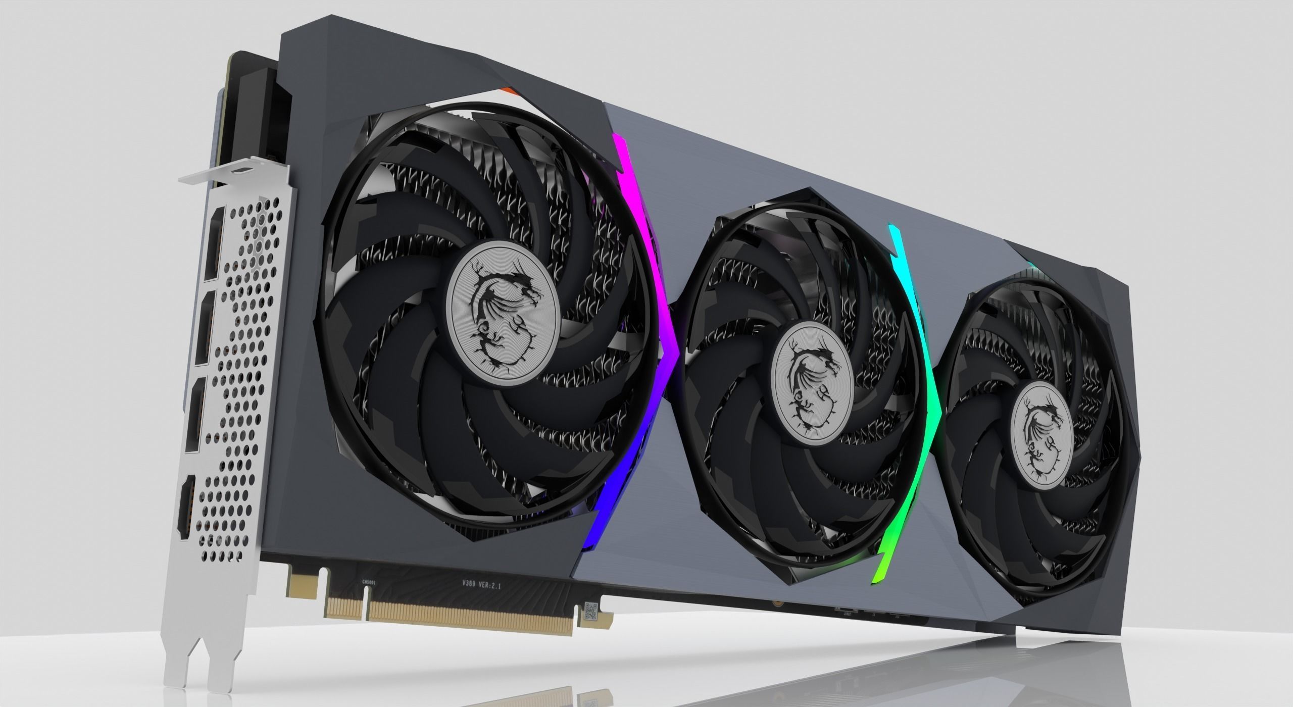 MSI GeForce RTX 3090 SUPRIM X 24G 3D model_1