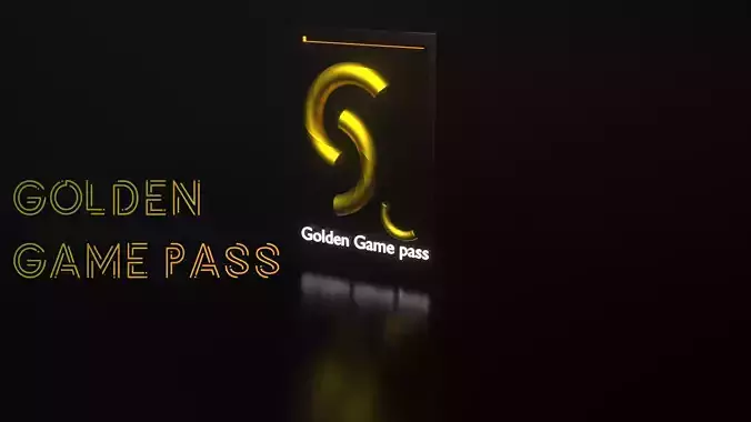 Golden game pass animated
