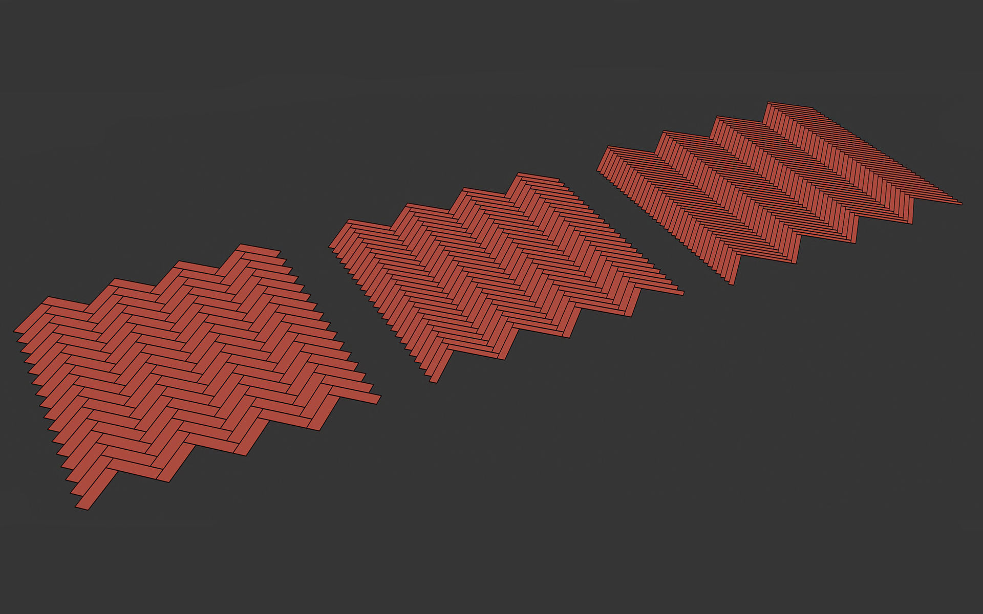 Parquet - Laminate - Wooden floor 2 in 1 Low-poly 3D model_13