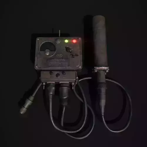 Dosimeter electronic device with light