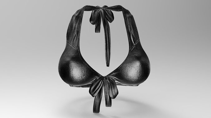 Mesh Bow Top Low-poly 3D model