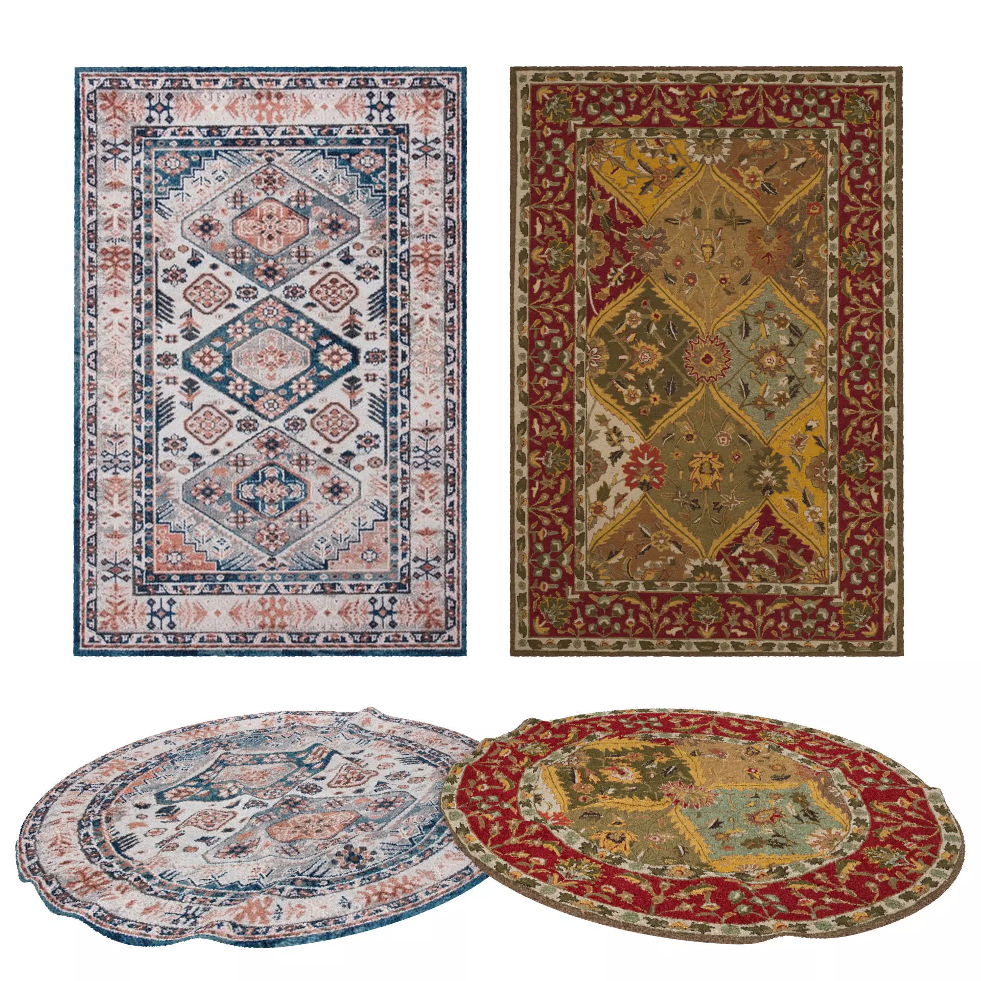 Rugs No 717 Low-poly 3D model
