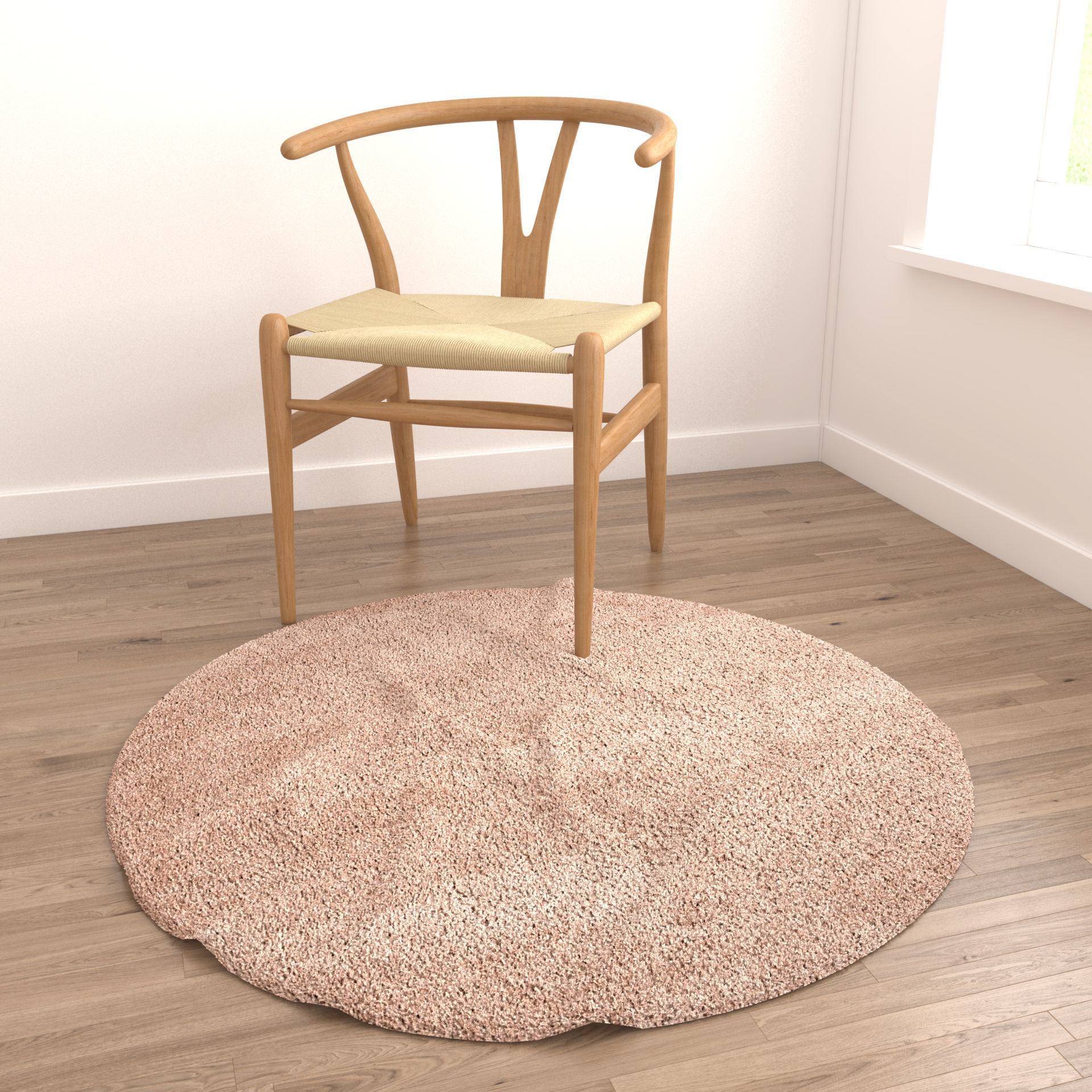 Rugs No 718 Low-poly 3D model_3