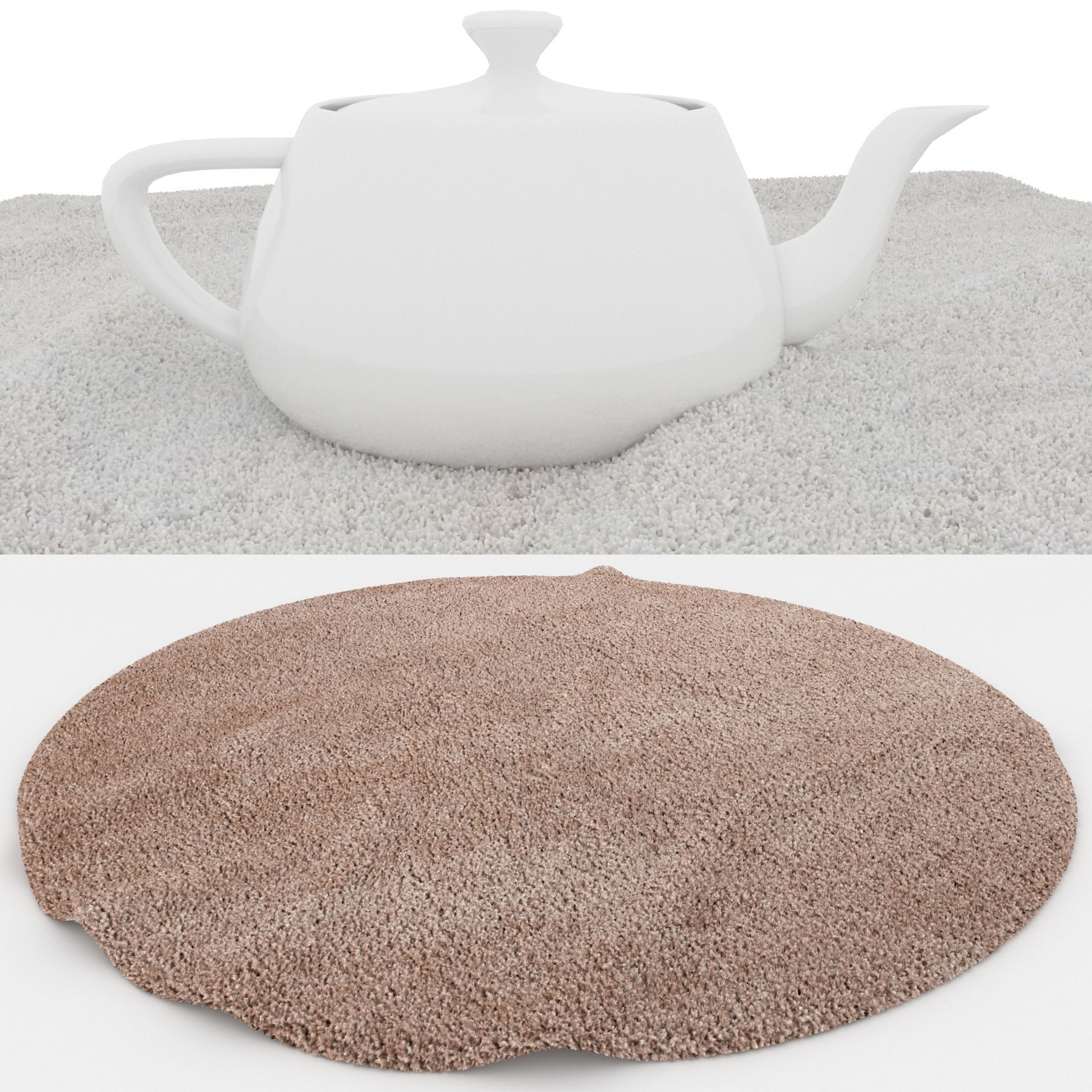 Rugs No 718 Low-poly 3D model_1