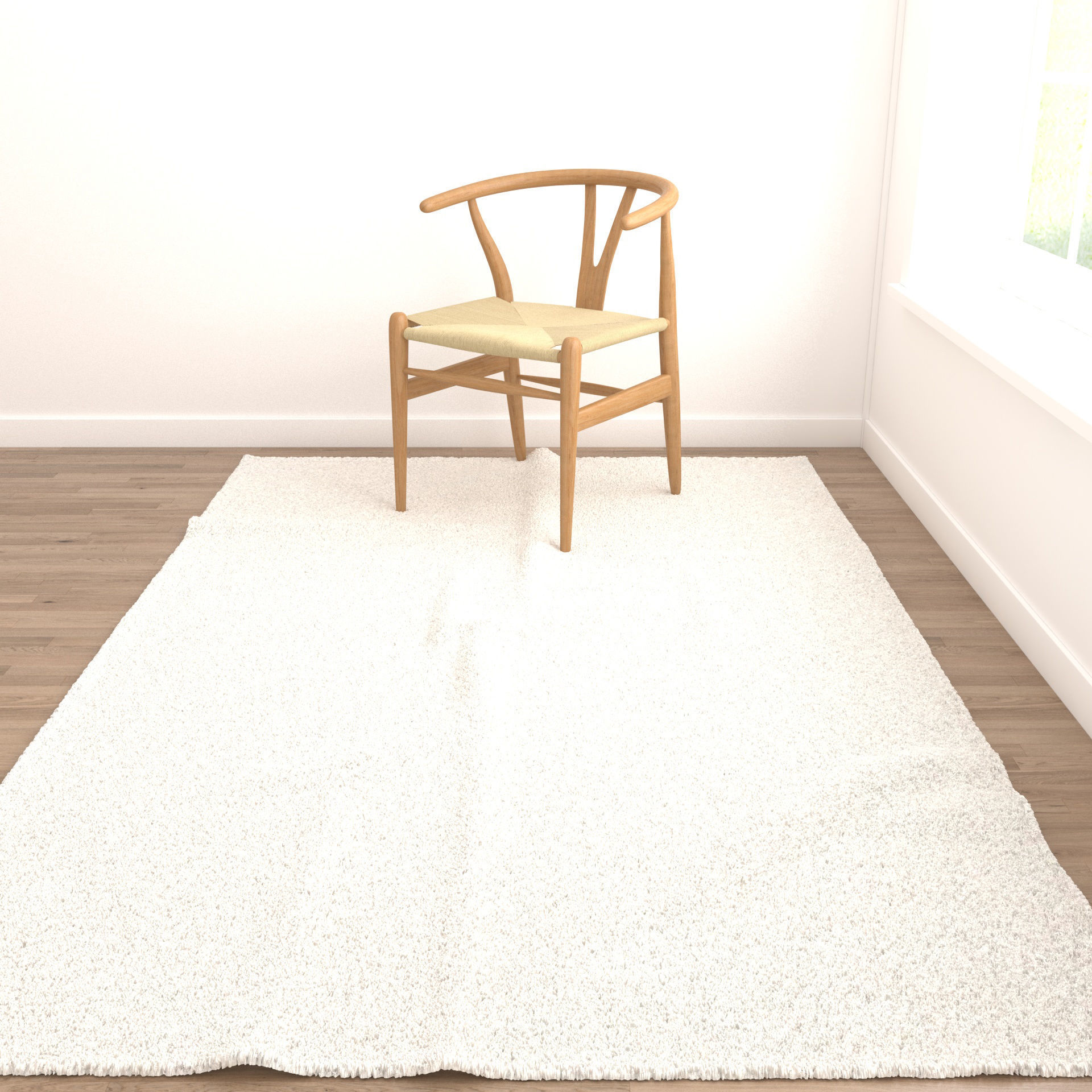Rugs No 718 Low-poly 3D model_4