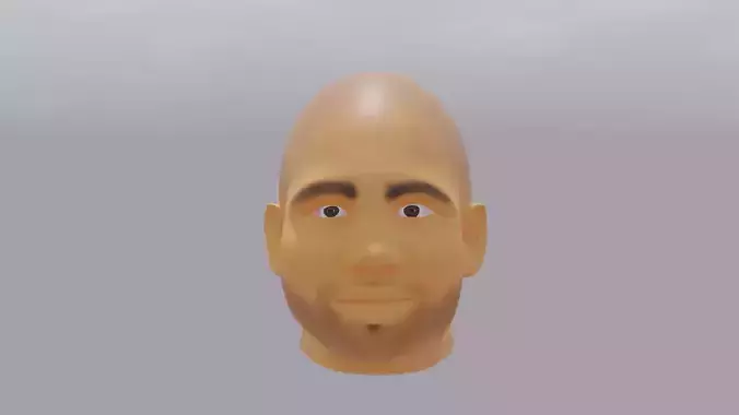 CM Yogi Aditya Nath face 3d Model with Shape-Key