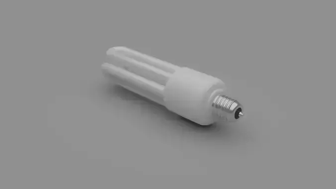 Fluorescent Lamp 3D model