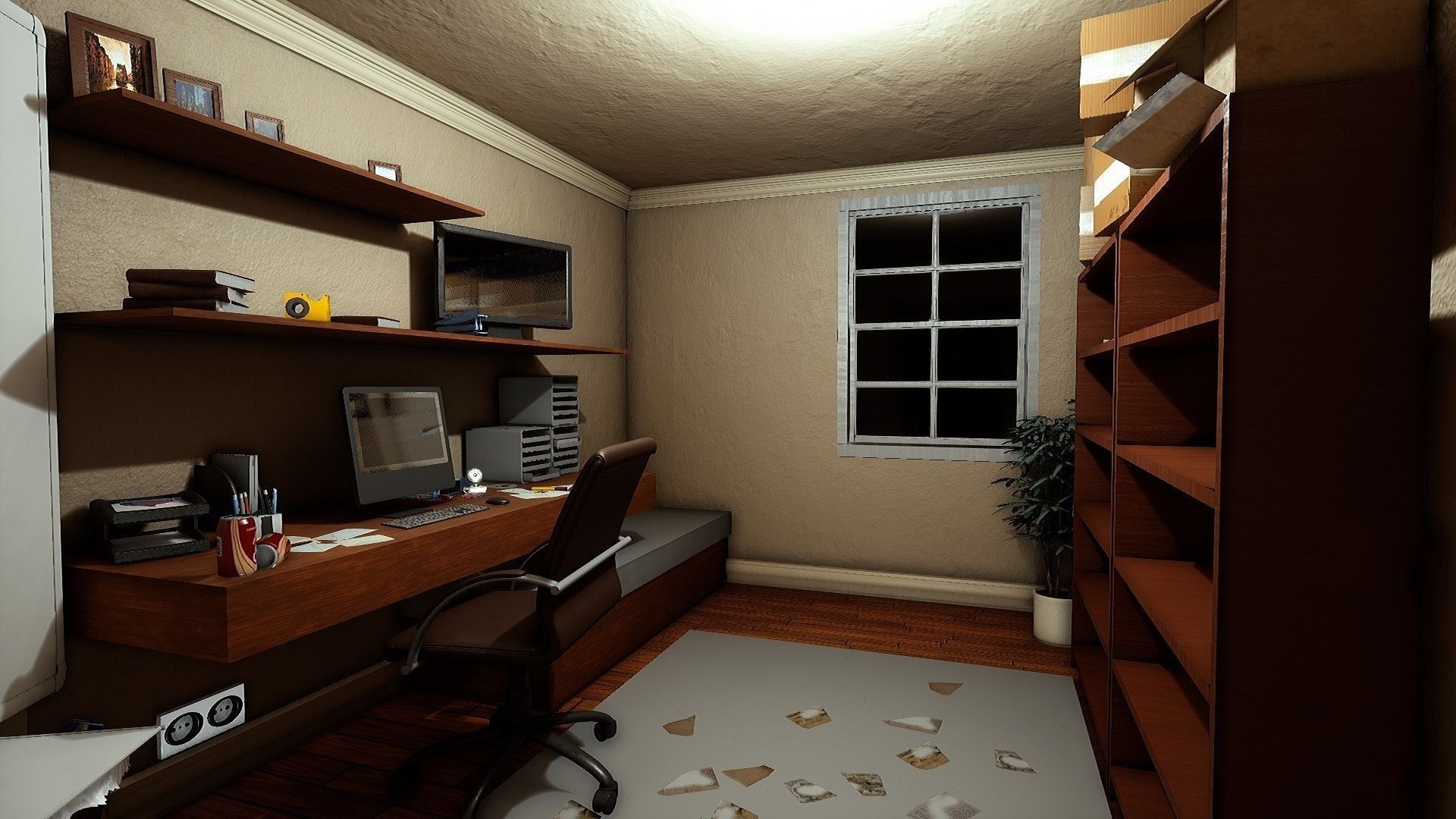 Big House - 3 Floors 3D model_6