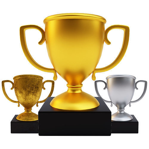 Trophy cup award 3dmodel   Low-poly 3D model