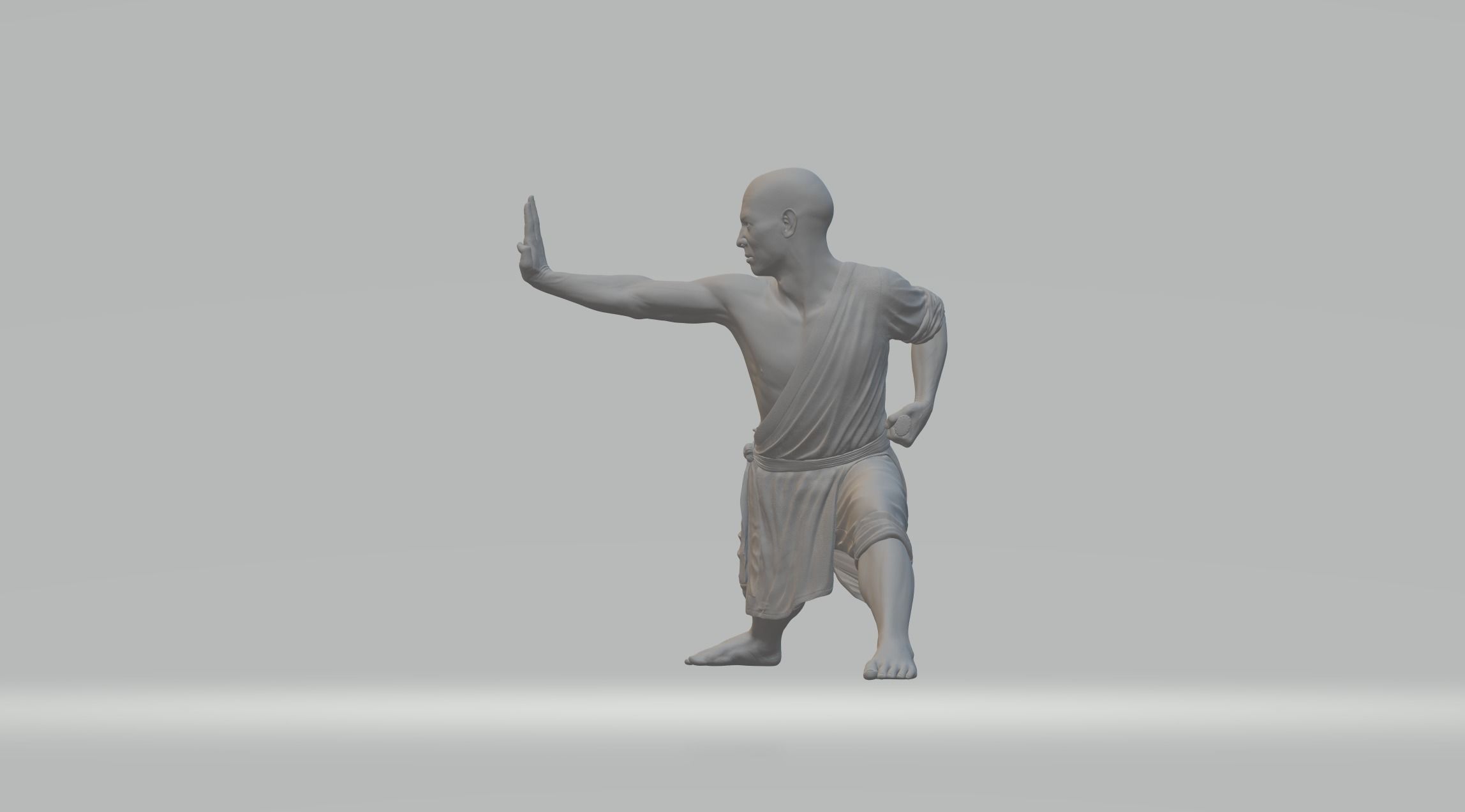 Shaolin Kung Fu 3D Model 3D print model_1