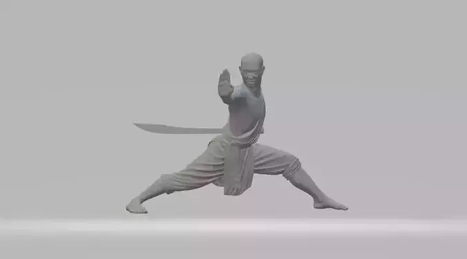 Shaolin Kung Fu 3D Model