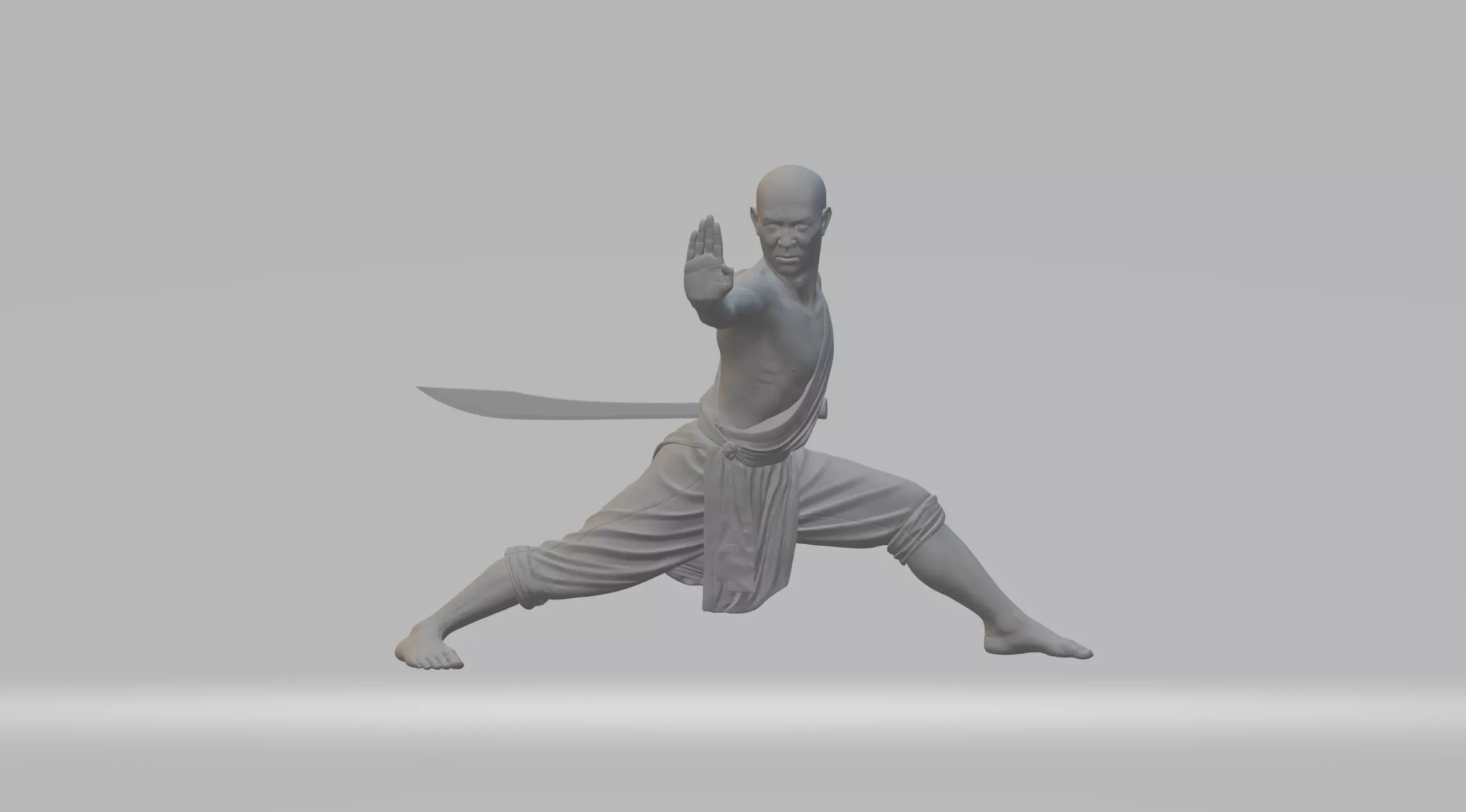 Shaolin Kung Fu 3D Model 3D print model_0