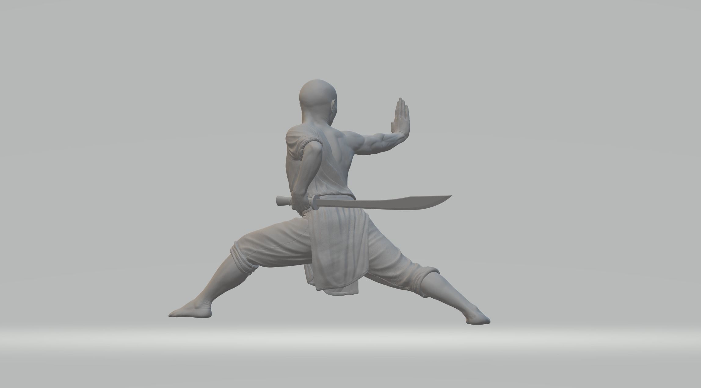 Shaolin Kung Fu 3D Model 3D print model_3