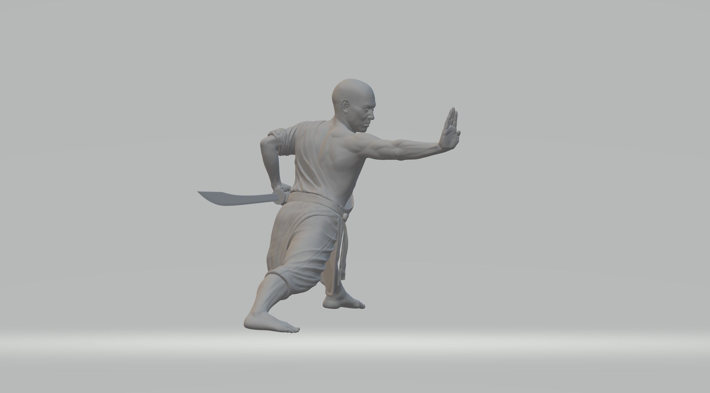 Shaolin Kung Fu 3D Model 3D print model_2