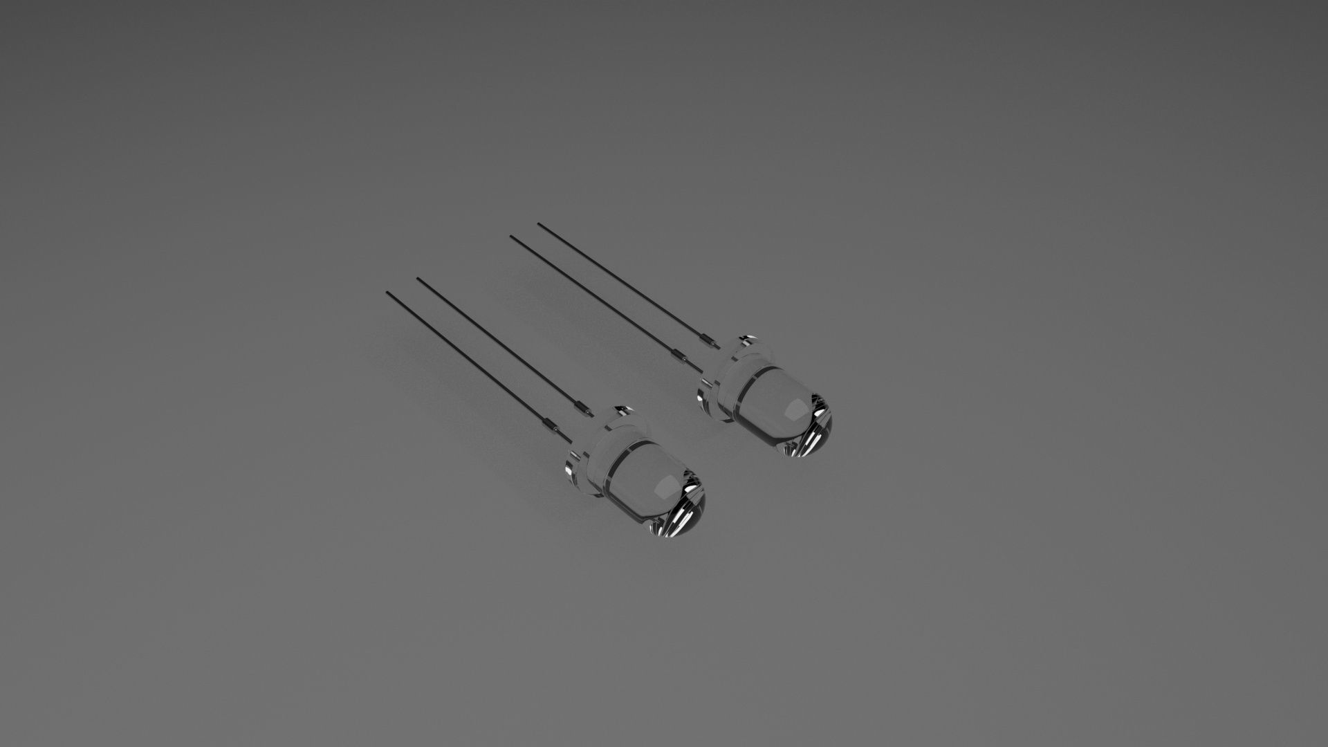 Light Emitting Diode With Illuminating Animation 3D model_11