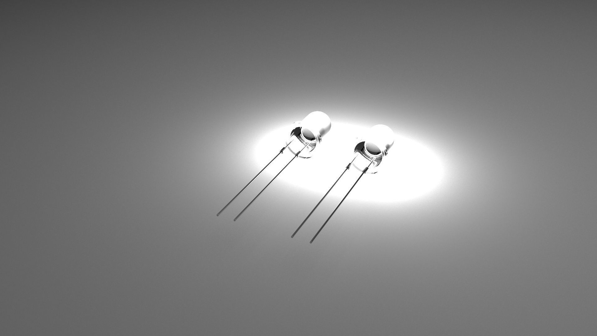 Light Emitting Diode With Illuminating Animation 3D model_14
